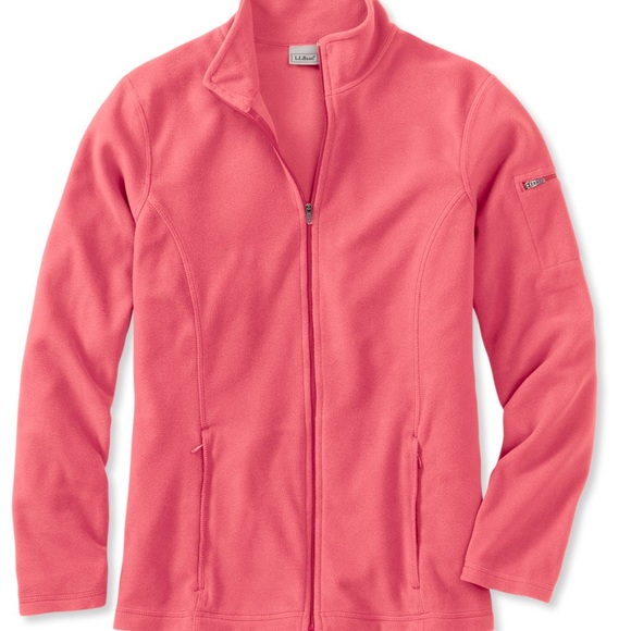 L.L. Bean Tops - Pink Fleece Zip Up